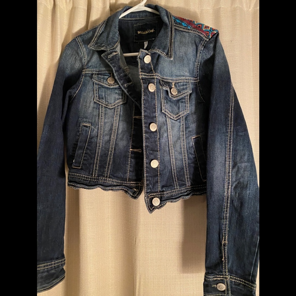 Maurice embroidered jean jacket